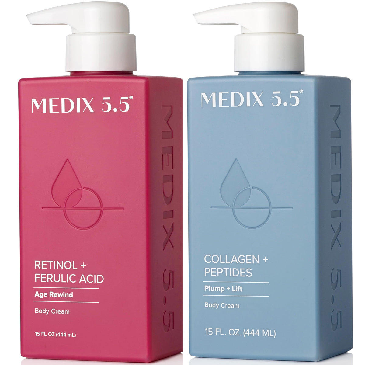 Medix 5.5 Retinol crema cuerpo, textura cremosa para hidratación y suavidad.