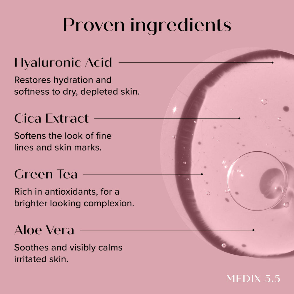 Textura de la crema con retinol de Medix 5.5.