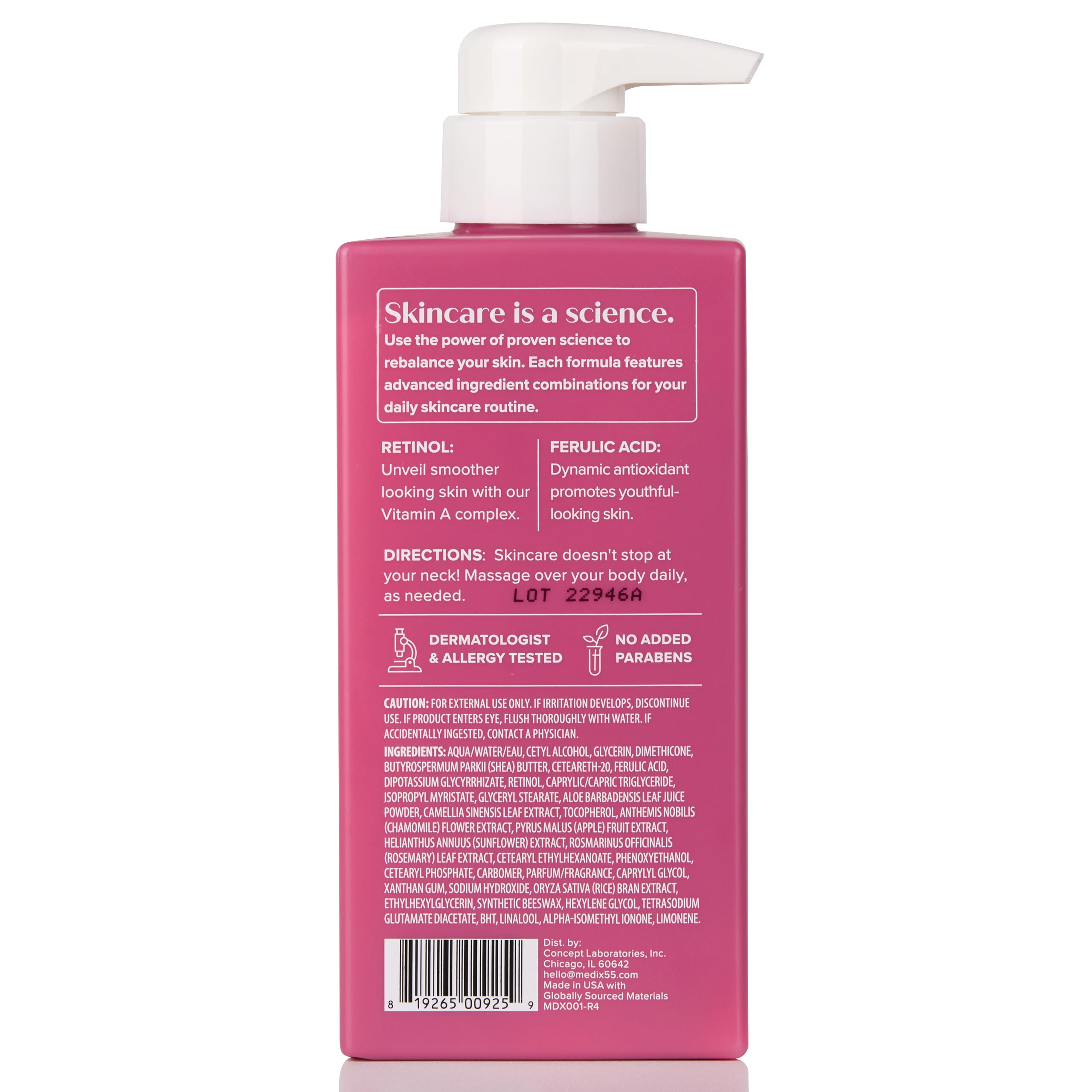 Medix 5.5 Textura sedosa, hidratación ligera y absorción rápida