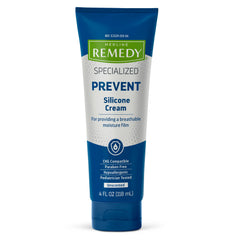 Medline Remedy crema de silicona sin fragancia en tubo de 4 oz para piel suave