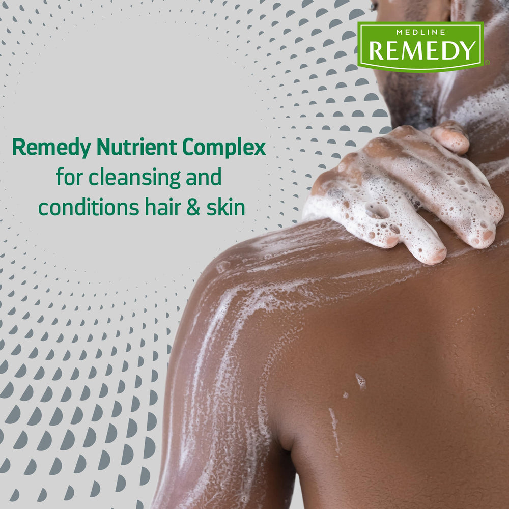Medline Remedy dosificador compacto para higiene clínica o en casa.