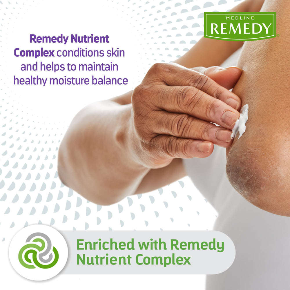 Textura ligera de la crema Medline Remedy Phytoplex se absorbe rápidamente