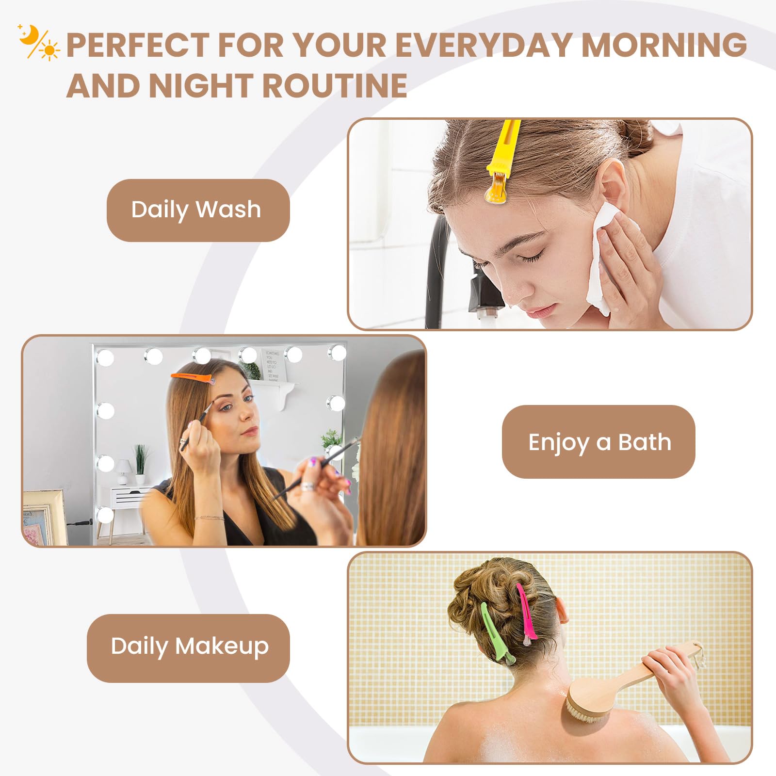 Pinza Medoca para seccionar y secar el cabello