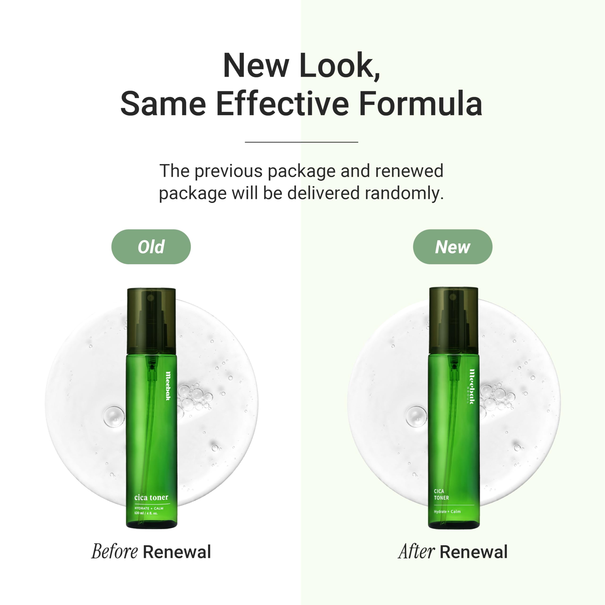 Meebak CICA Toner Spray, ideal para piel sensible y grasa.