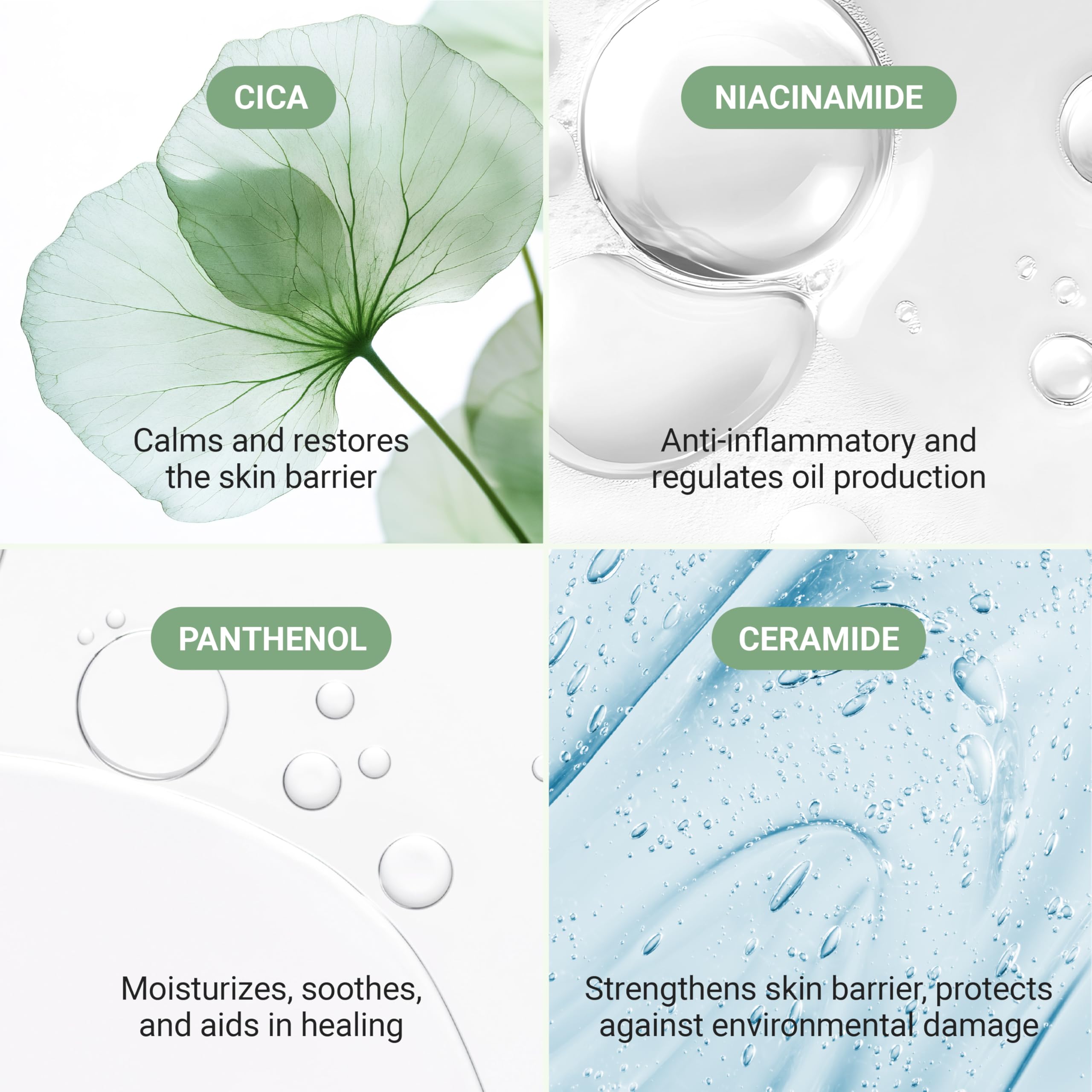 Meebak Cica tono natural que neutraliza enrojecimiento de piel.