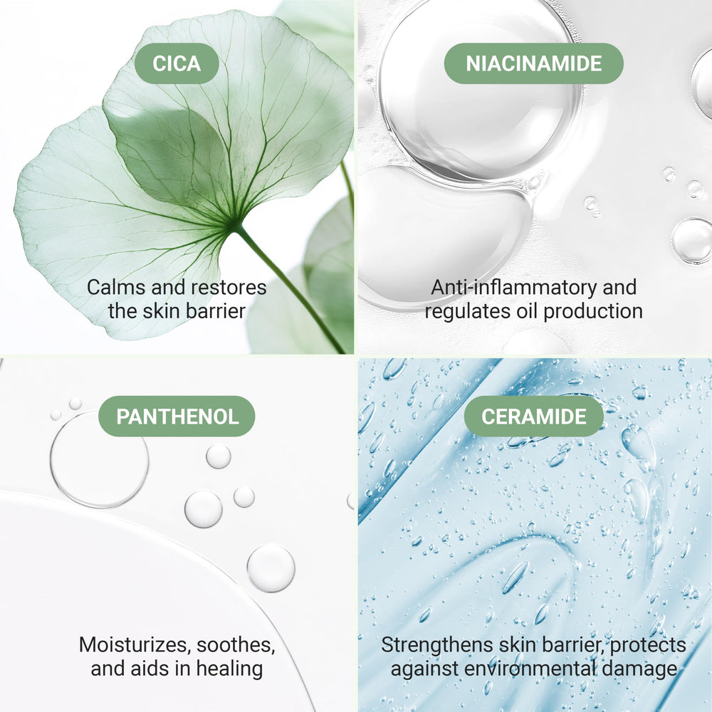 Meebak Cica tono natural que neutraliza enrojecimiento de piel.