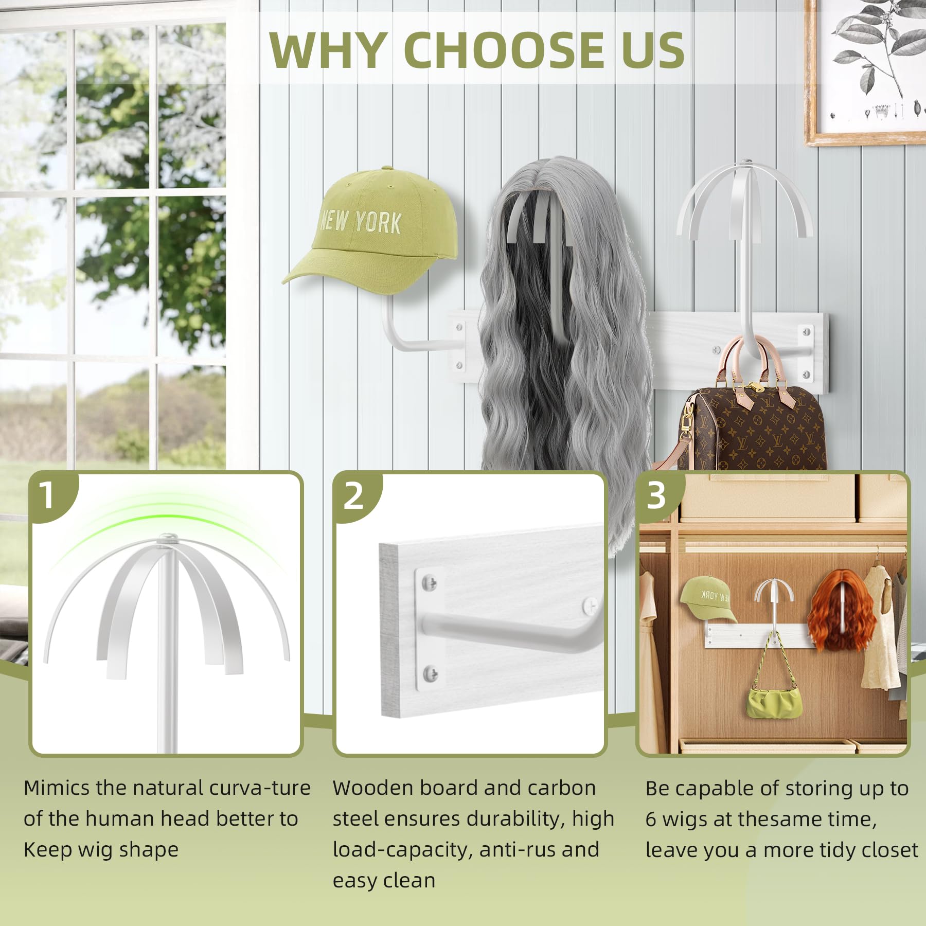 MEEMENG gift-ready wig storage solution for stylists and wig wearers