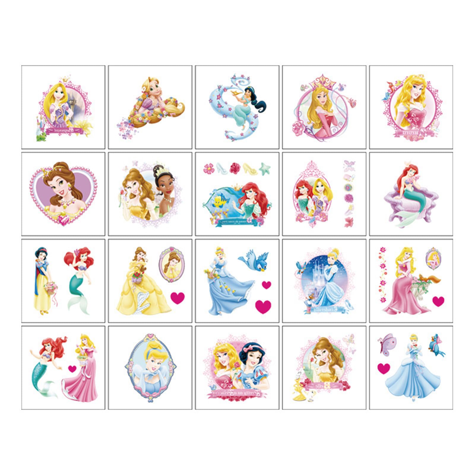 Diseños realistas de princesa Meet Holiday resistentes al agua para jugar todo el día.