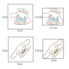 Tatuajes Meet Holiday Cinnamoroll con eliminación fácil con aceite