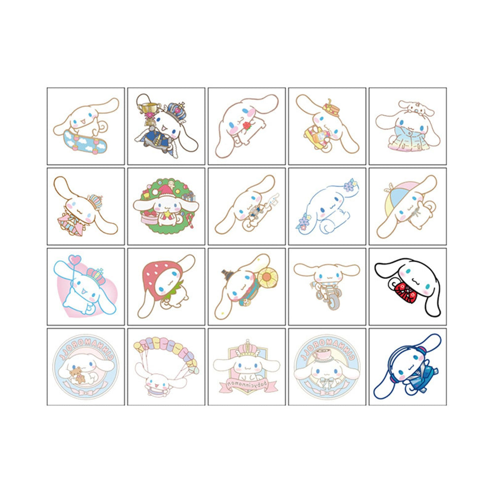 Tatuajes Meet Holiday Cinnamoroll para uso corporal en brazos y cuello