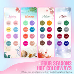 MEFA gel 32 colores para combinaciones creativas