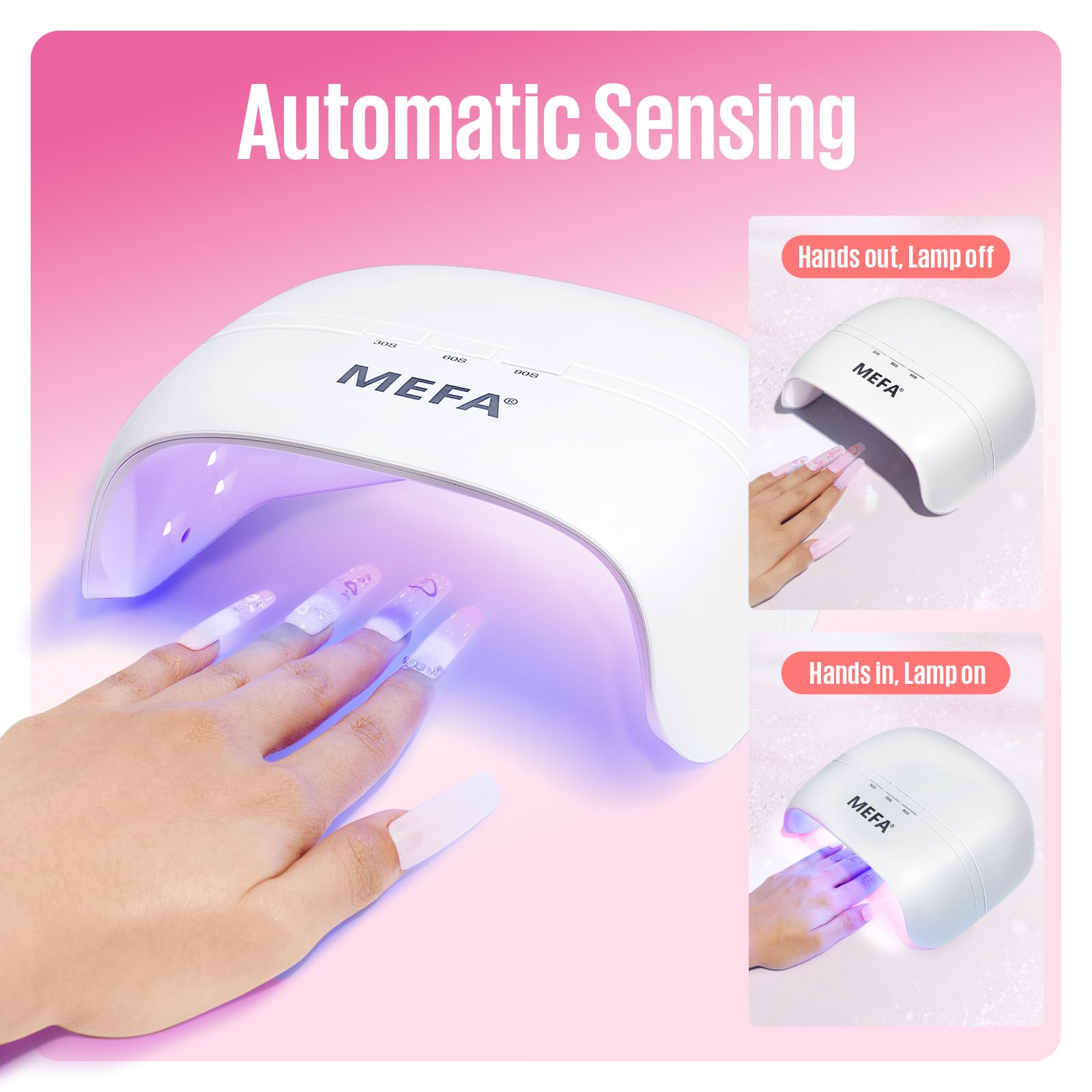 MEFA lámpara UV 72W sensor inteligente para encendido automático