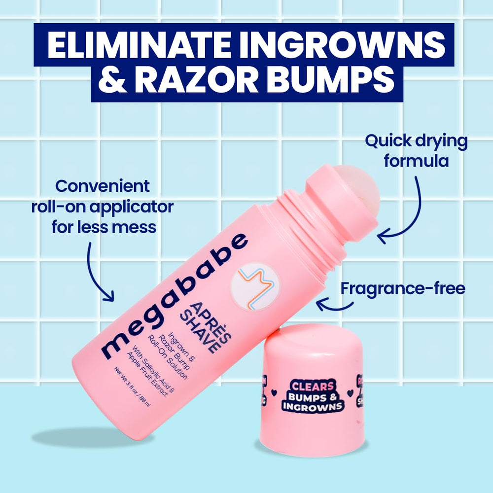 Megababe Après Shave tonico clarificador para poros y cuidado suave post depilación