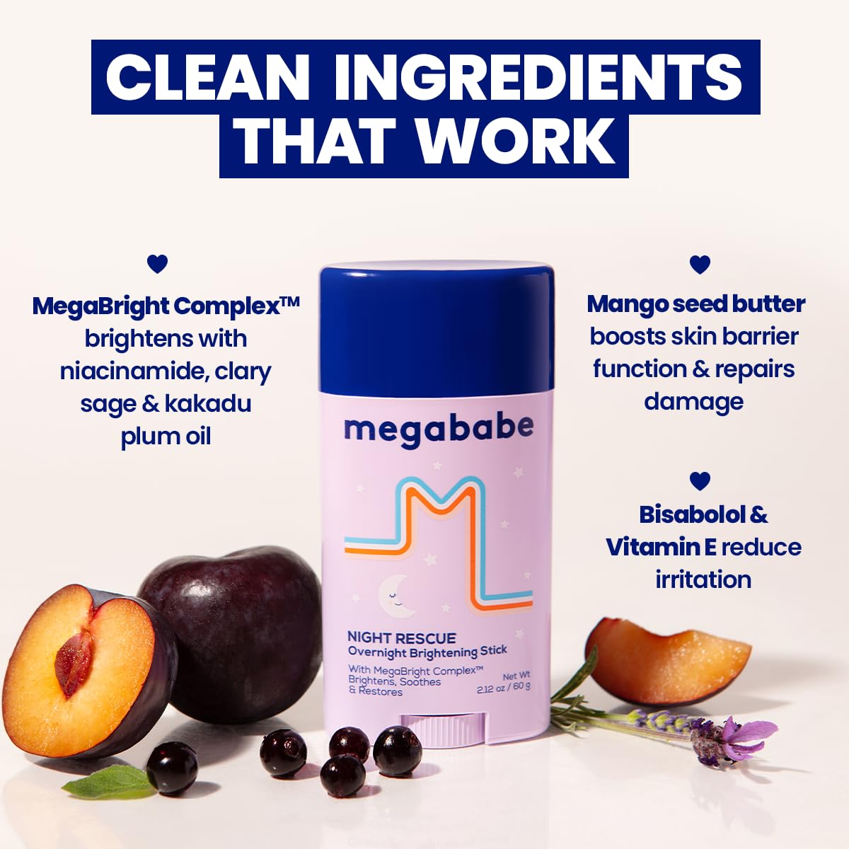 Megababe Night Rescue aplicación nocturna para piel irritada