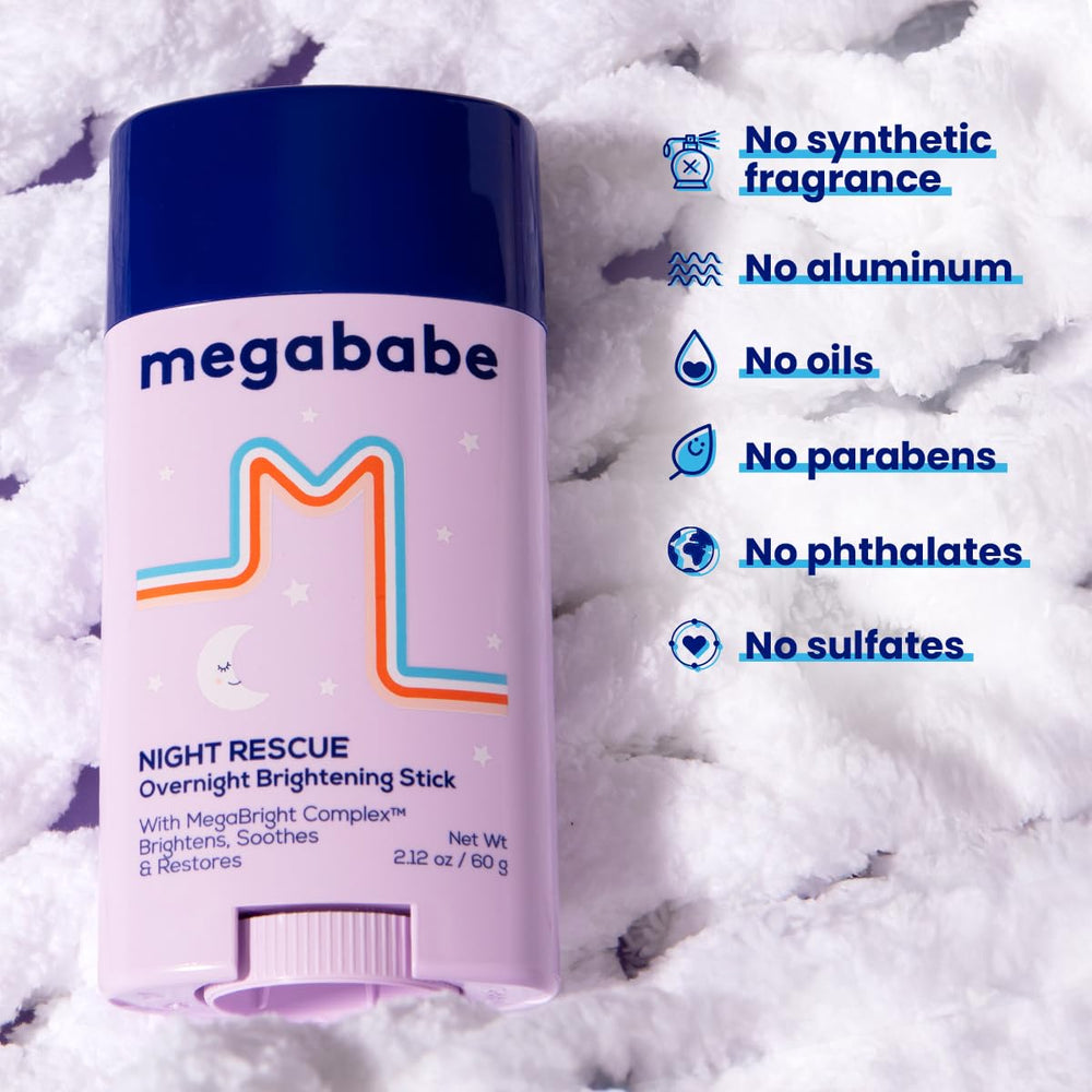 Megababe Night Rescue calma irritaciones durante la noche