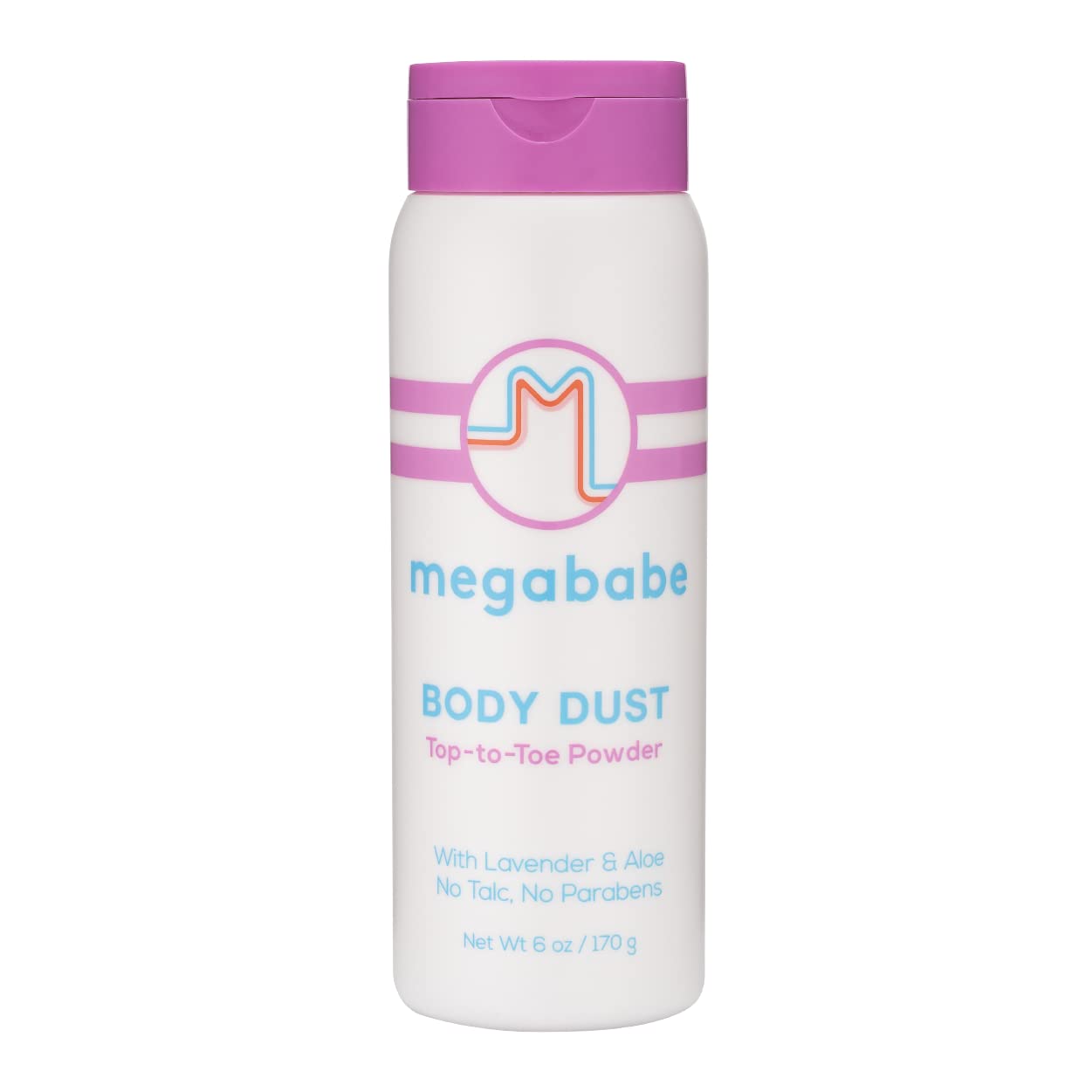 Megababe polvo corporal: aplicación para sudor que mantiene la piel seca.