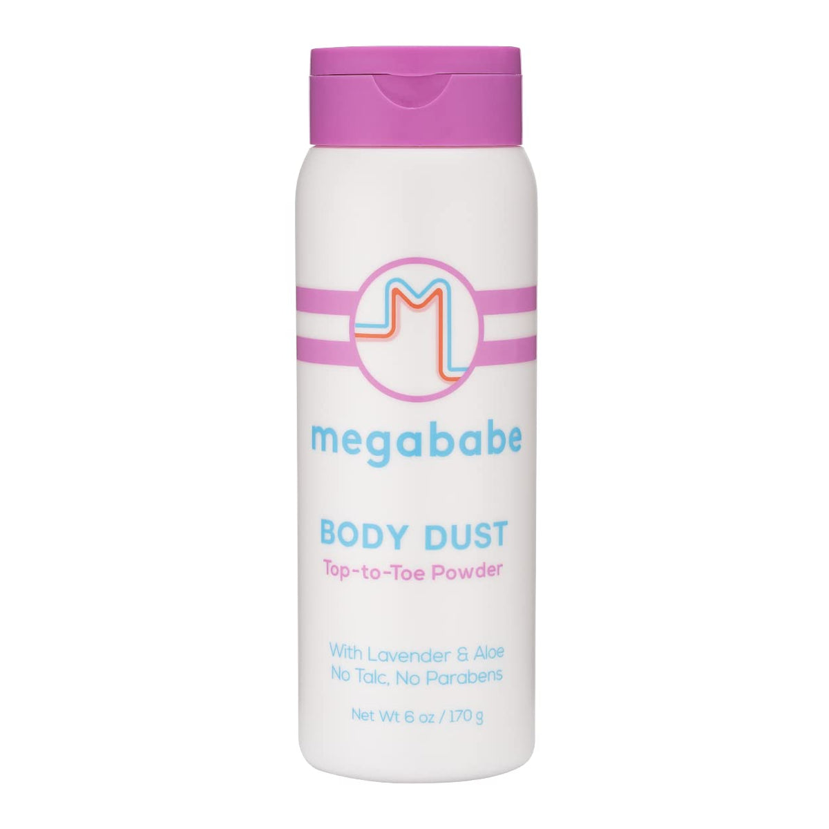 Megababe polvo corporal: aplicación para sudor que mantiene la piel seca.