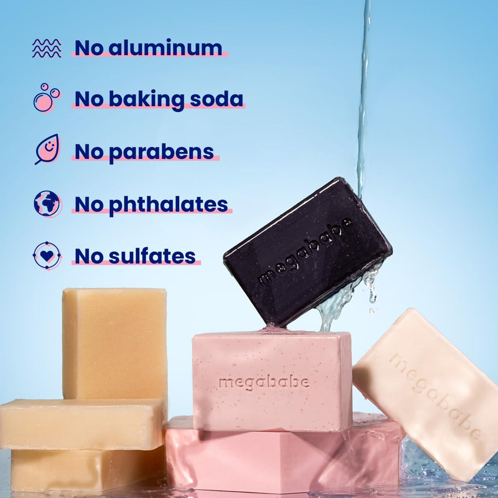 Megababe Raising the Bar, empaque elegante, regalo ideal para fiestas.
