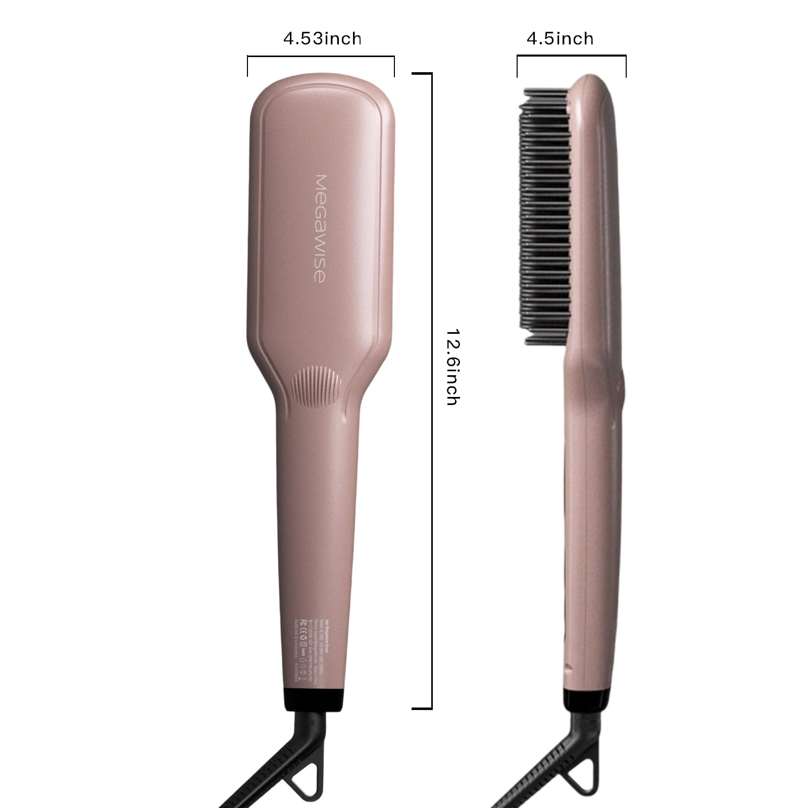 MEGAWISE Pro dos-en-uno desenreda y alisa el cabello