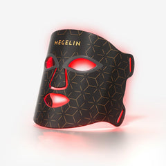 MEGELIN máscara facial con luz LED siete colores, enfoque frontal para tono uniforme.