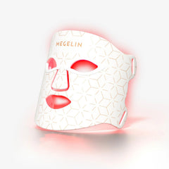 MEGELIN mascarilla-luz-led-7-colores-frente ofrece cuidado suave de la piel en casa.