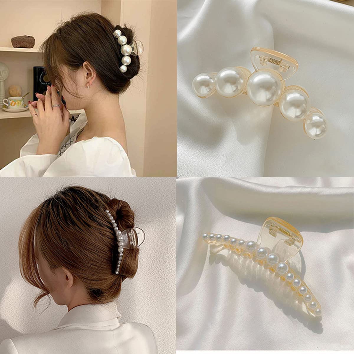 Pinza Mehayi para bodas y eventos, brillo sutil.