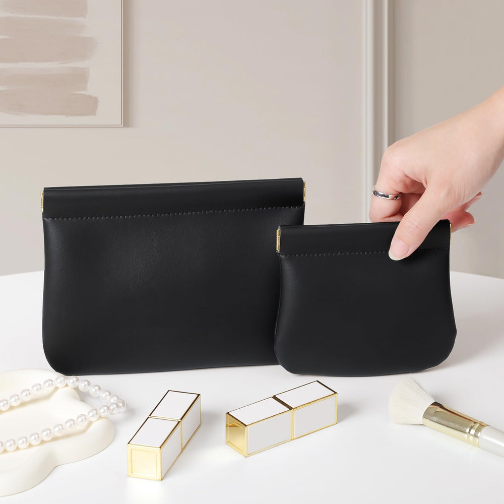 Meibooch: bolsa de maquillaje de dos tamaños para viajar ligero y organizado.