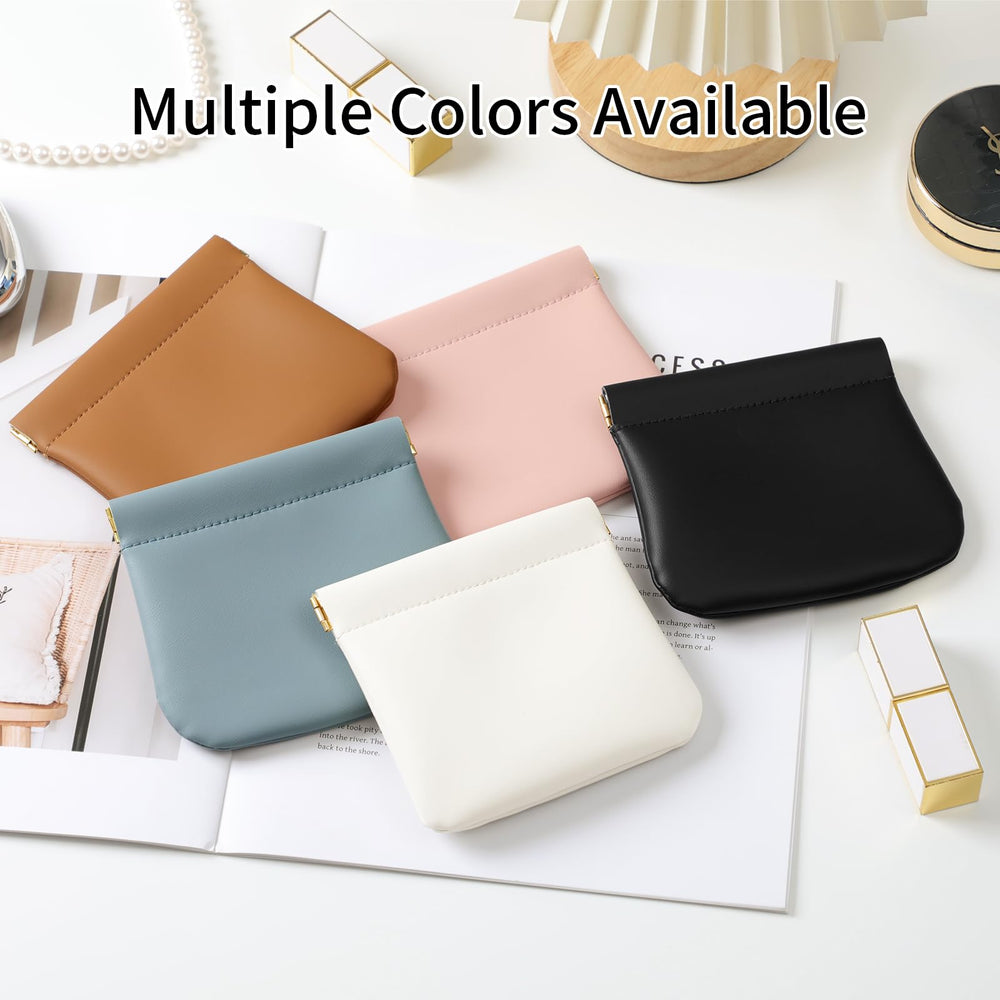 MEIBOOCH organizador de viaje azul, versátil para cosméticos, joyas y monedas.