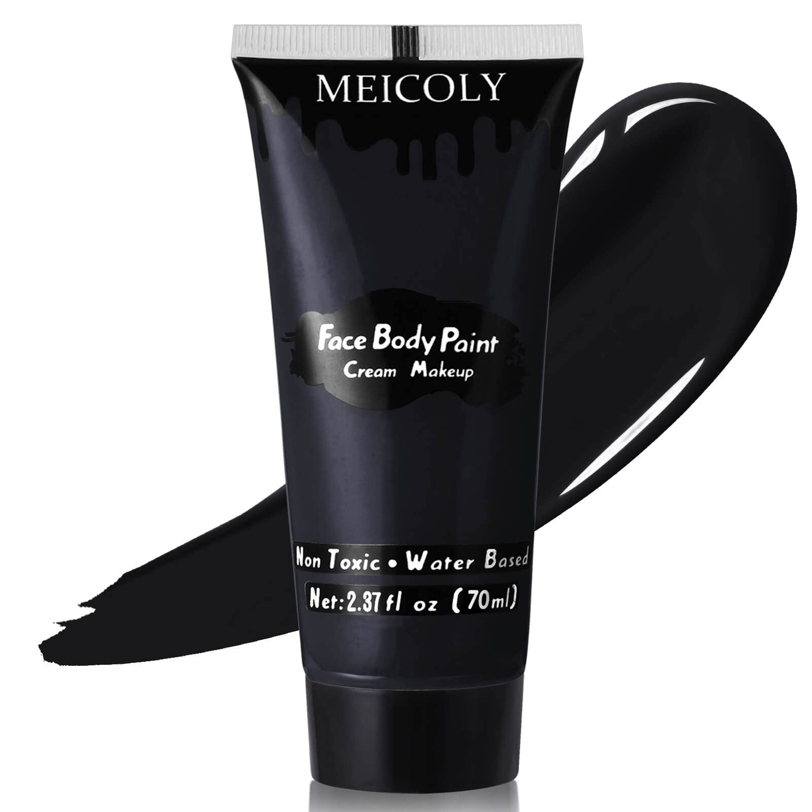 MEICOLY crema negra para rostro y cuerpo con alta pigmentación para efectos visuales