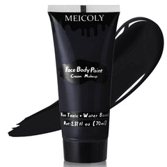 MEICOLY crema negra para rostro y cuerpo con alta pigmentación para efectos visuales
