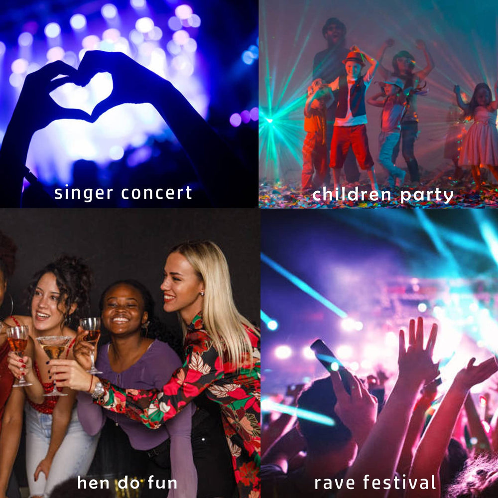MEICOLY glitter cuerpo verde: brillo que recorre cuello y hombros.