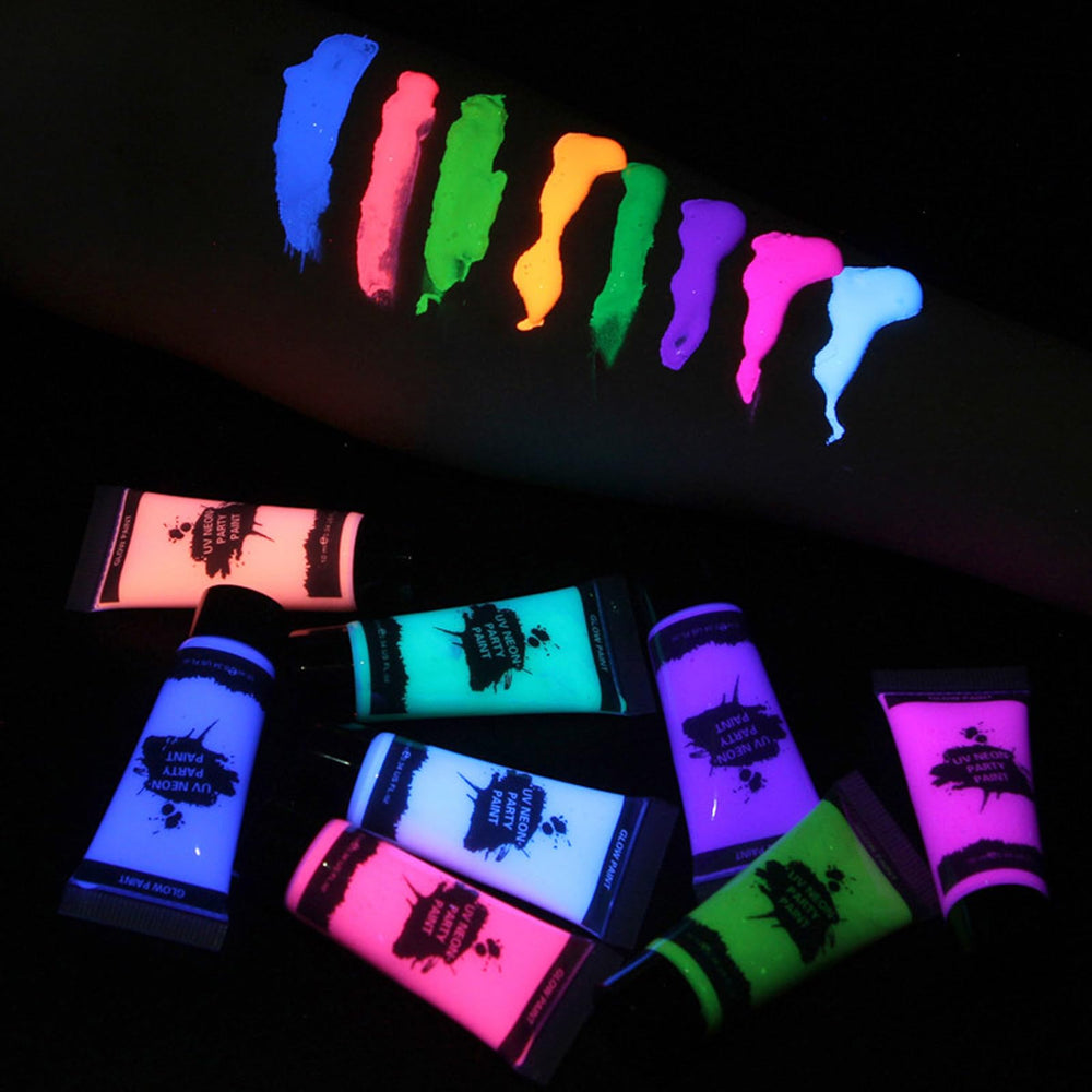 Meicoly Glow: pintura para fiestas y conciertos con efecto fluorescente.