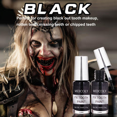 MEICOLY pintura dental negra duradera para look que dura toda la noche