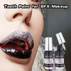 MEICOLY pintura dental negra secado rapido para cambios de personaje