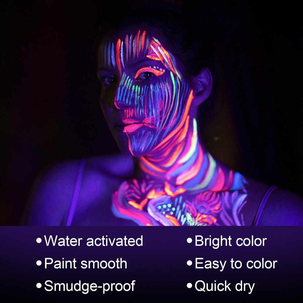 MEICOLY Paleta de pintura con brocha para apariencia luminosa.