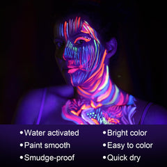 MEICOLY Paleta de pintura con brocha para apariencia luminosa.