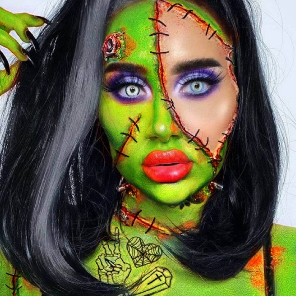 MEICOLY verde fácil de lavar, limpieza rápida.