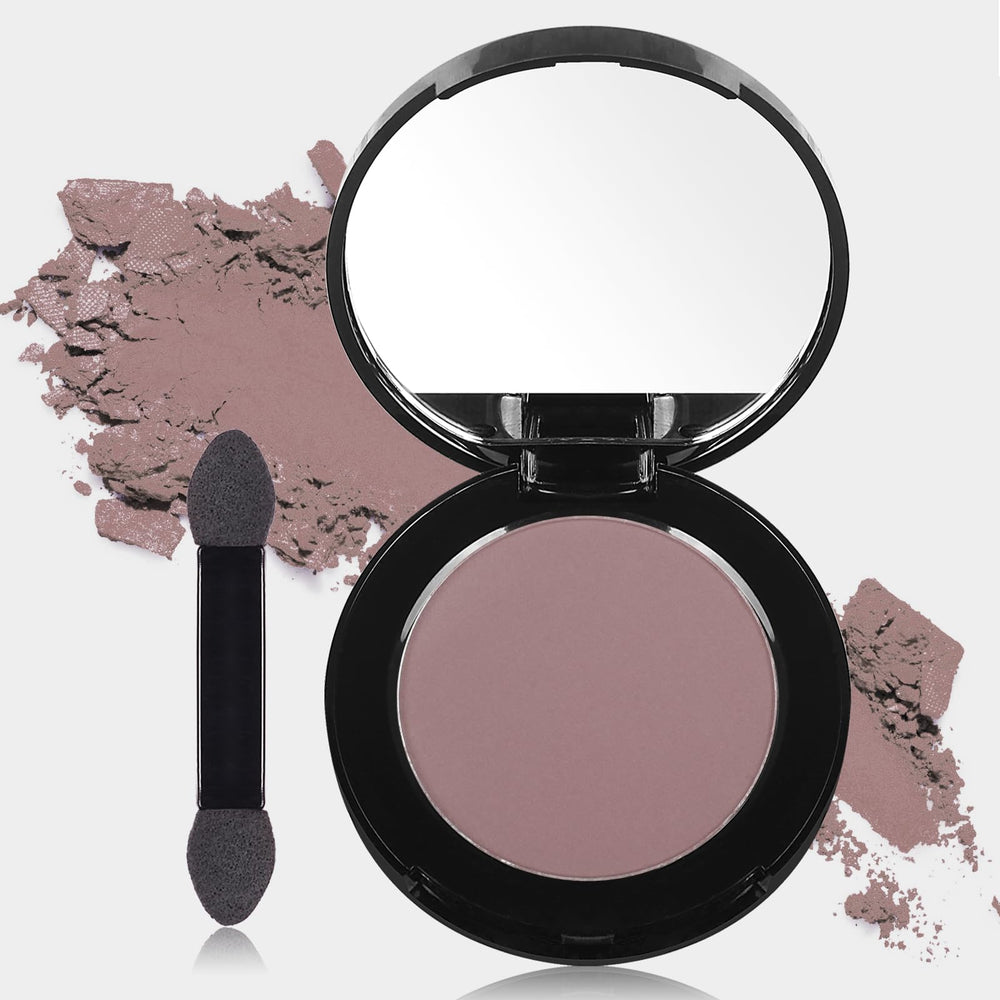 Sombra MEICOLY mate mauve con espejo para retoques rápidos en cualquier lugar.