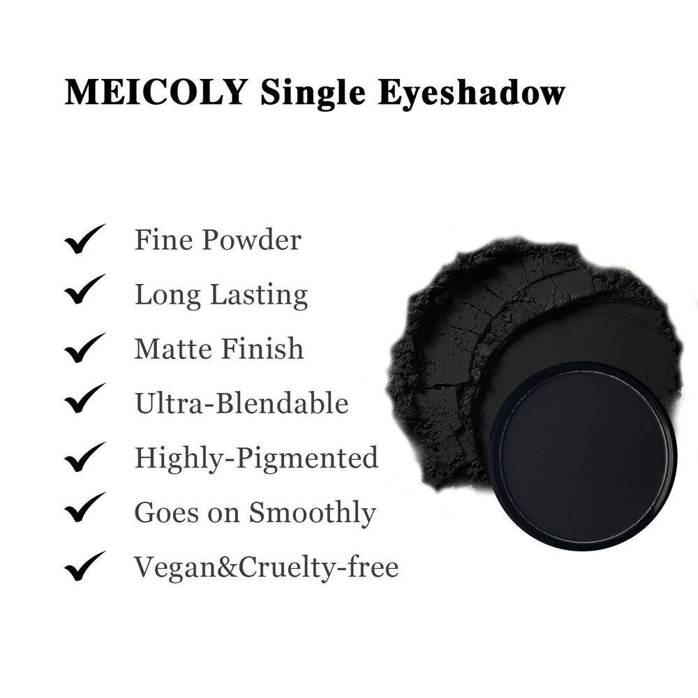 MEICOLY sombra ojos aplicación suave para resultados profesionales