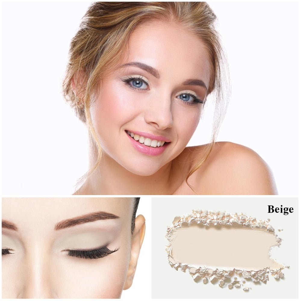 Sombra MEICOLY beige mate con espejo para transición elegante diaria.