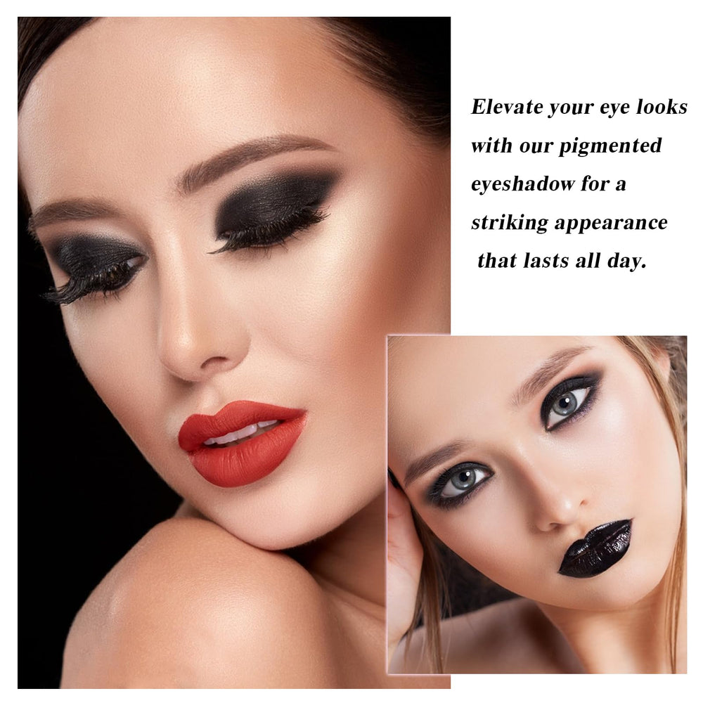 MEICOLY sombra ojos con mínimo residuo para maquillaje limpio
