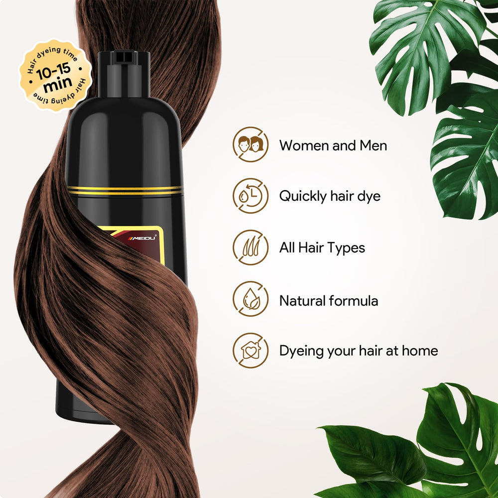 MEIDU Shampoo Shop: fórmula herbal cuida el cabello sin irritación.
