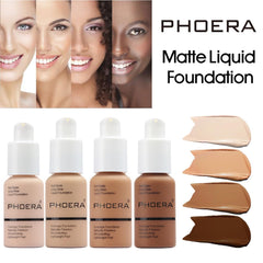 Phoera Foundation creamy swatch ready for even, smooth application