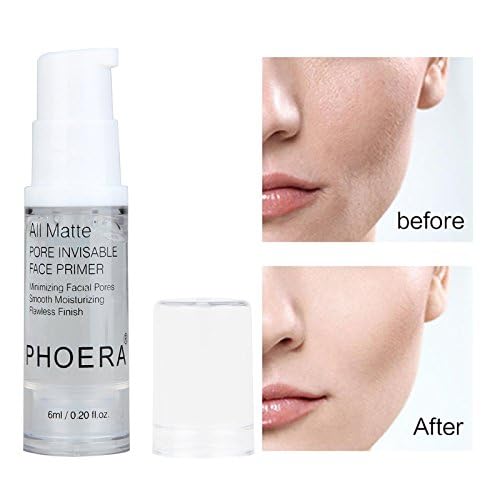 Meifen Phoera Primer pore-minimized look before makeup application.