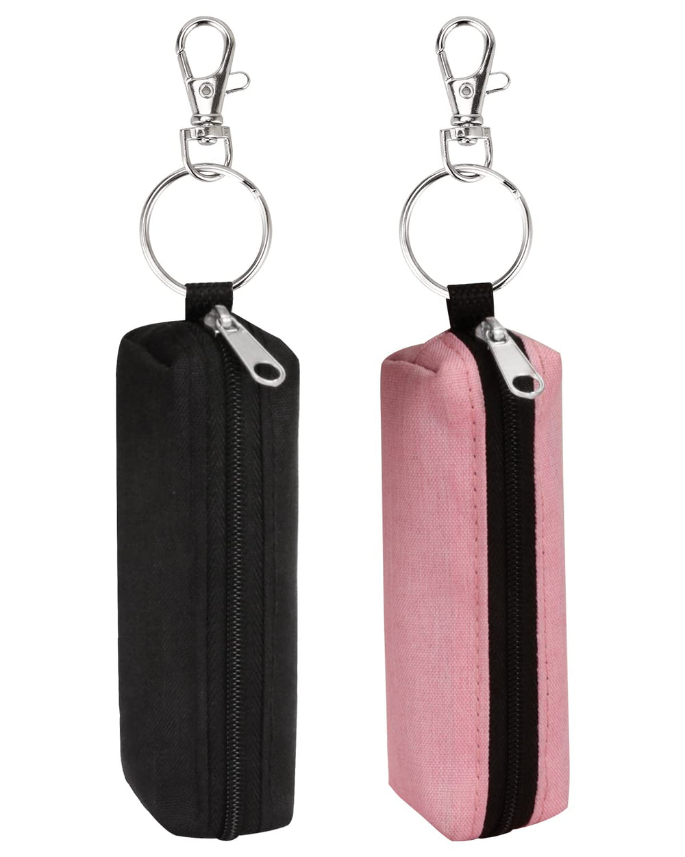 Meiiy porta bálsamo labial con gancho: práctico para enganchar en bolso o mochila y evitar pérdidas.