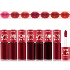 Meilury, conjunto de tintes labiales, colores vivos con acabado mate duradero.