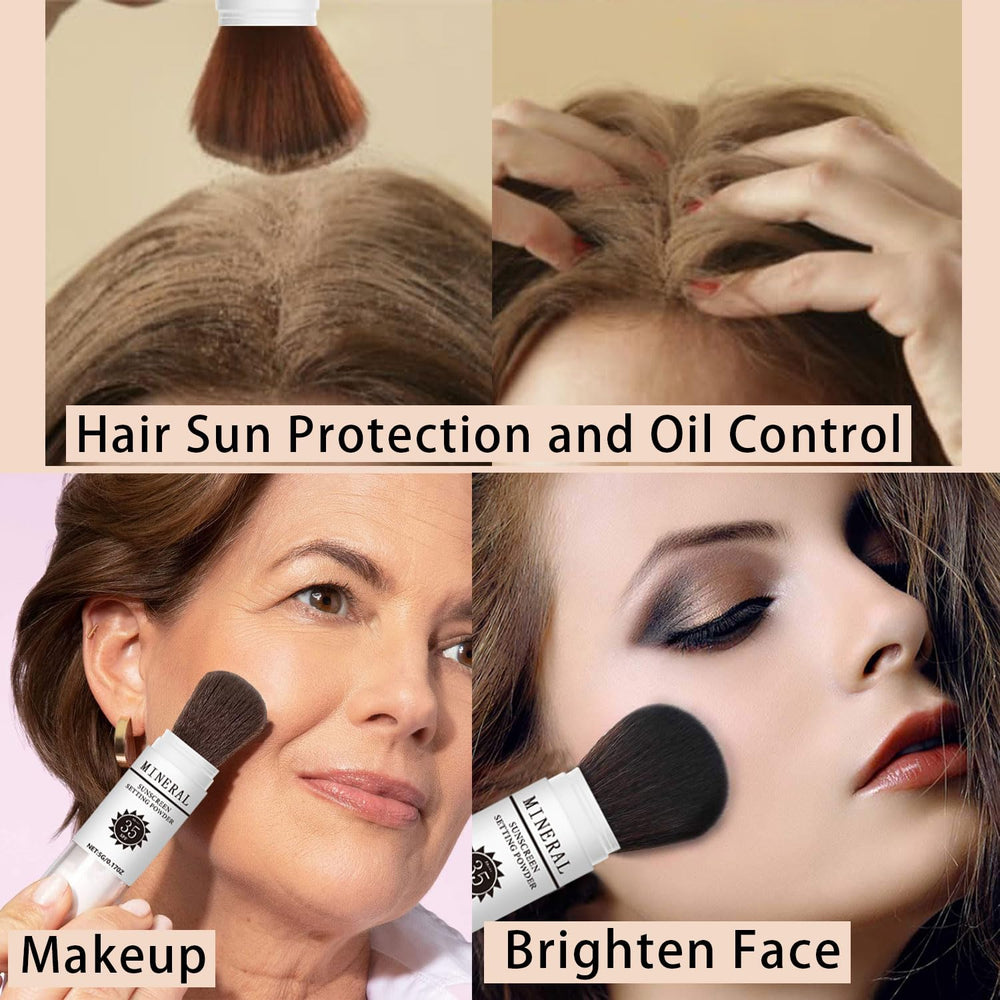 Meilury polvo translucido, acabado mate natural para rostro y cuello.