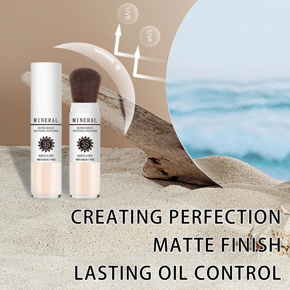 Meilury protección solar SPF35, para un maquillaje más estable.