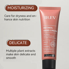 MeiPlumLai crema de manos retinol ingredientes reparadores para uñas y cutículas.
