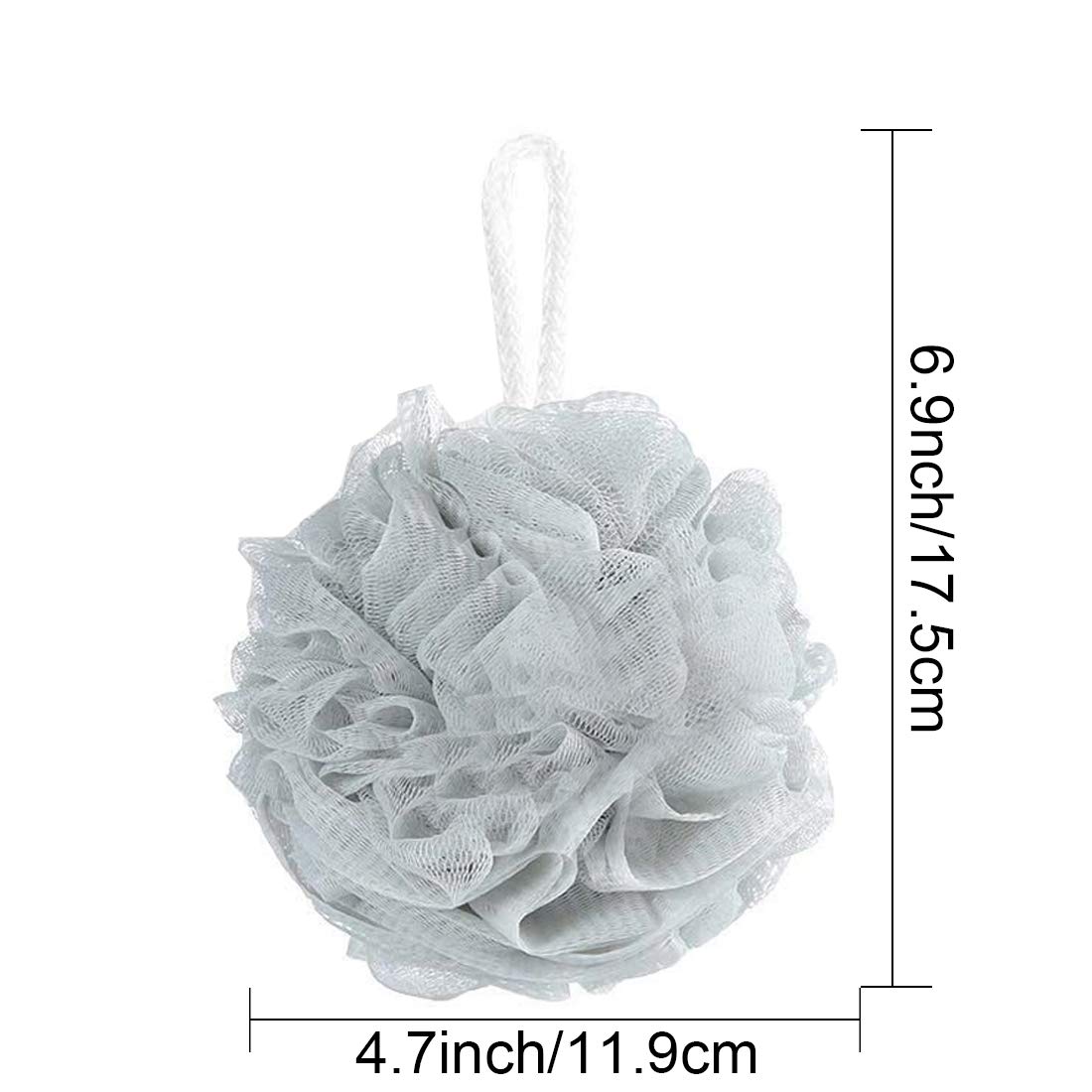 Meirrnyyu esponja-ducha tamaño pequeño, ideal para duchas rápidas y controladas.